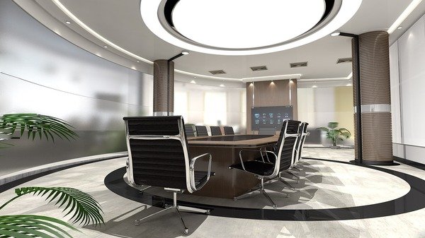 Modern conference room in office 