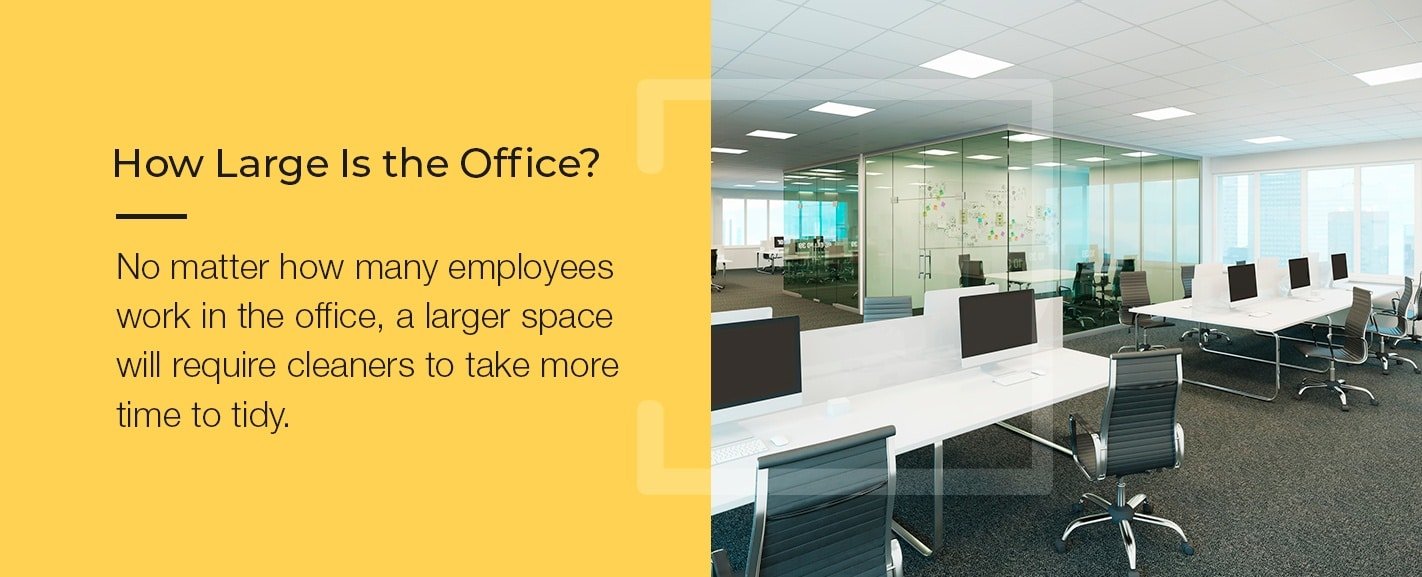 when to clean an office building