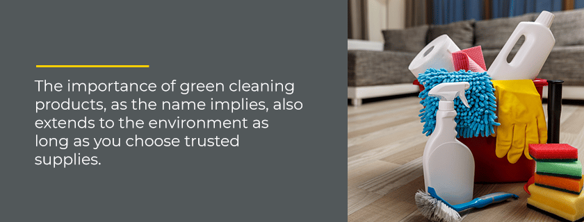 importance of green cleaning