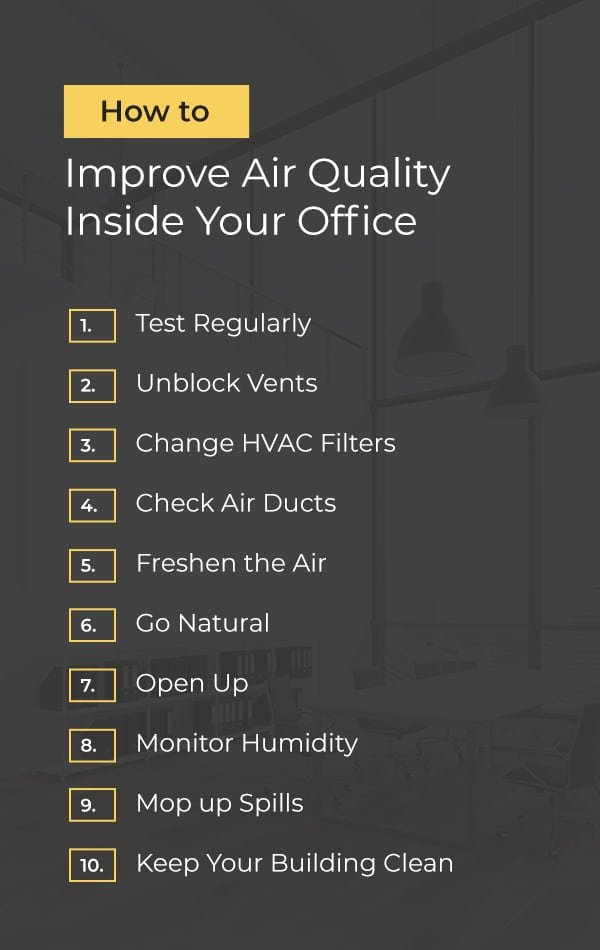 How to Improve Air Quality Inside Your Office