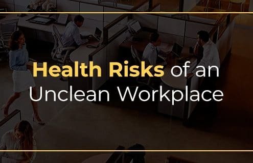 Health risks of an unclean workplace.
