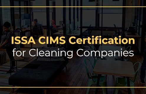 ISSA CIMS Certification for cleaning companies graphic.